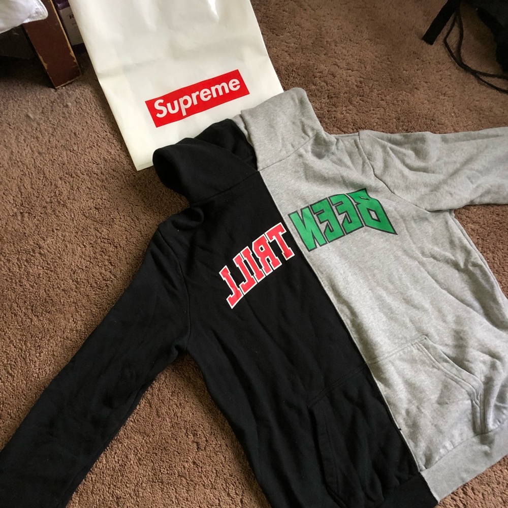 Been trill two tone hoodie